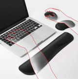 Memory Foam Wrist Rest Set - Keyboard & Mouse Pad