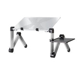 adjustable laptop notebook stand desk holder folding laptop workstation stand with mouse pad portable laptop stand desk table ergonomic design notebook laptop desk stand adjustable support