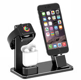 apple charging station 4 in 1 airpods holder 4 in 1 wireless charger stand desk dock airpods iphone watch charging station 4 in 1