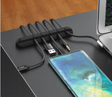 Silicone Cable Organizer Clips - Desktop Wire Management System