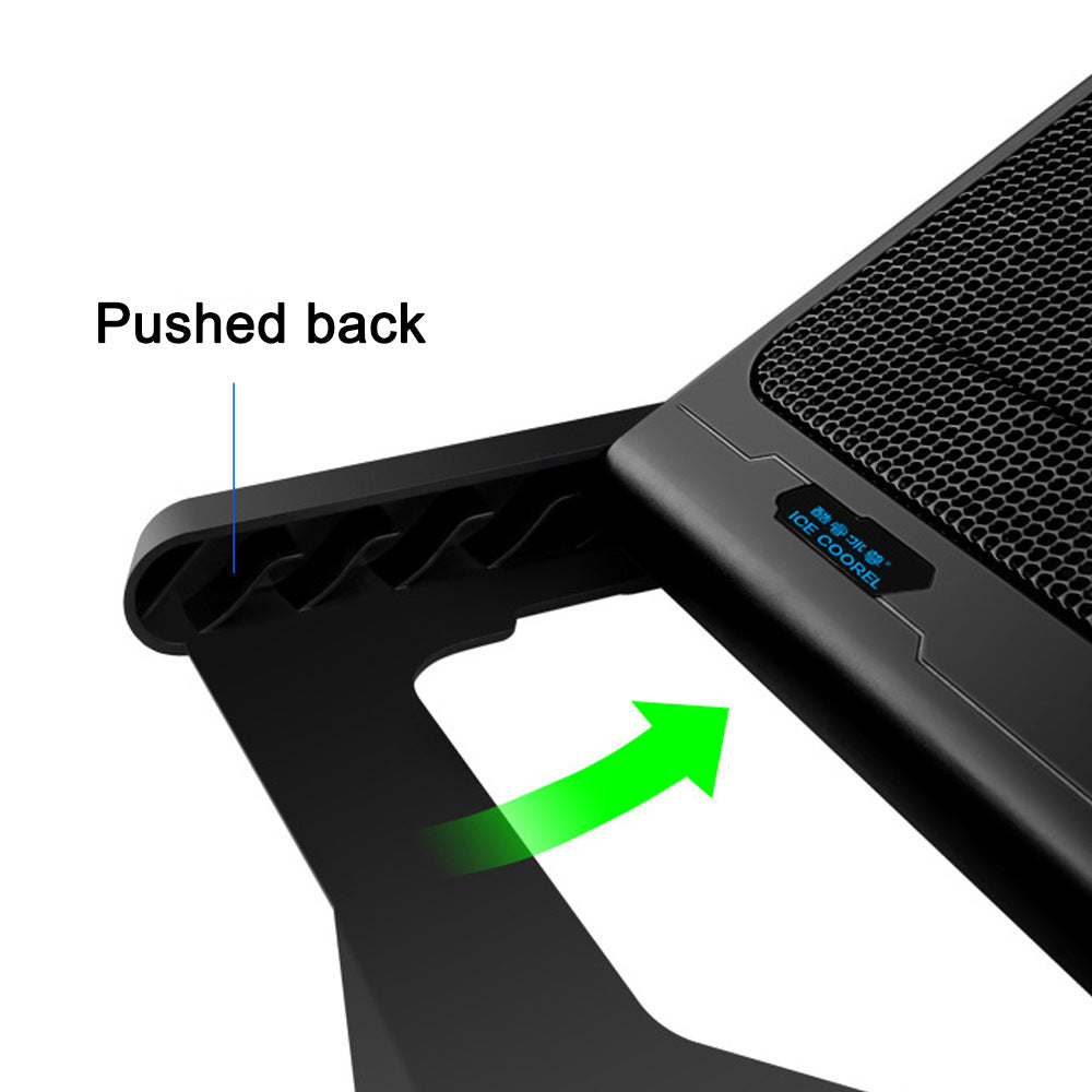 Laptop Cooling Pad with Adjustable Stand - 6 Speed Fans