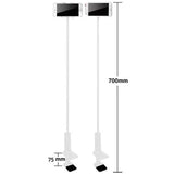 lazy mobile phone tablet stand flexible spiral base 360 degree adjustable smartphone tablet desk stand spiral base phone holder stand for desk use