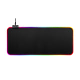 RGB gaming mouse pad with LED lighting edge. extended RGB gaming mouse pad desk mat. large RGB mouse pad gaming desk accessory