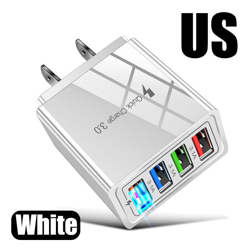 4USB5V3A Charger Mobile Phone Multi-port Charger