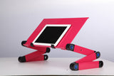 folding laptop table stand for work and study laptop desk stand with mouse pad ergonomic design portable folding notebook tablet desk stand