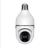 wifi bulb security camera with night vision 1080p hd wifi bulb camera smart security wifi bulb camera for indoor home monitoring