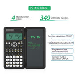 2-in-1 Scientific Calculator with LCD Writing Tablet