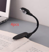 mini clip on led book light for study and reading small portable led clip reading lamp adjustable mini led reading light clip lamp