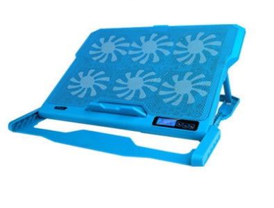 Laptop Cooling Pad with Adjustable Stand - 6 Speed Fans