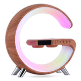 G-Shaped LED Atmosphere Lamp with Wireless Charging & Bluetooth Speaker