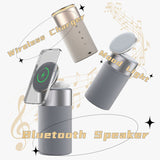 3-in-1 Wireless Charging Station with Bluetooth Speaker & Touch Lamp