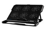 Laptop Cooling Pad with Adjustable Stand - 6 Speed Fans