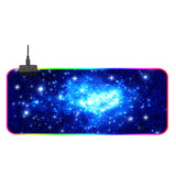 extended RGB gaming mouse pad with lighting. large RGB mouse pad smooth gaming surface. large RGB mouse pad smooth gaming surface