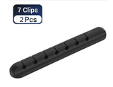Silicone Cable Organizer Clips - Desktop Wire Management System