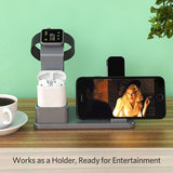 4 in 1 airpods iphone watch wireless charger magnetic airpods charging dock 4 in 1 stand wireless 4 in 1 charging station for apple devices