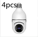 wireless bulb camera home surveillance system wifi bulb camera indoor alarm monitoring 1080p smart wifi bulb camera surveillance