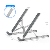 portable laptop stand folding adjustable bracket desktop tablet and notebook stand adjustable design folding laptop holder stand for office work