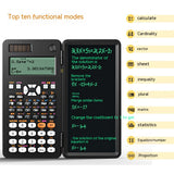 2-in-1 Scientific Calculator with LCD Writing Tablet
