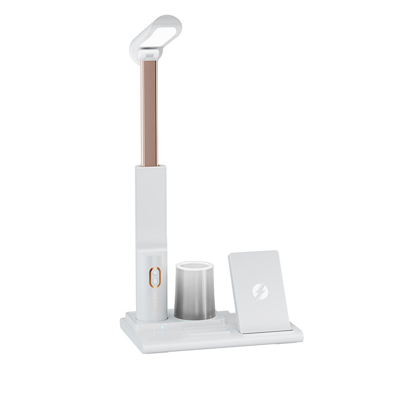 LED Desk Lamp with Wireless Charging & Pen Holder
