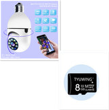 1080p hd wifi bulb security camera system smart wifi bulb camera motion detection
