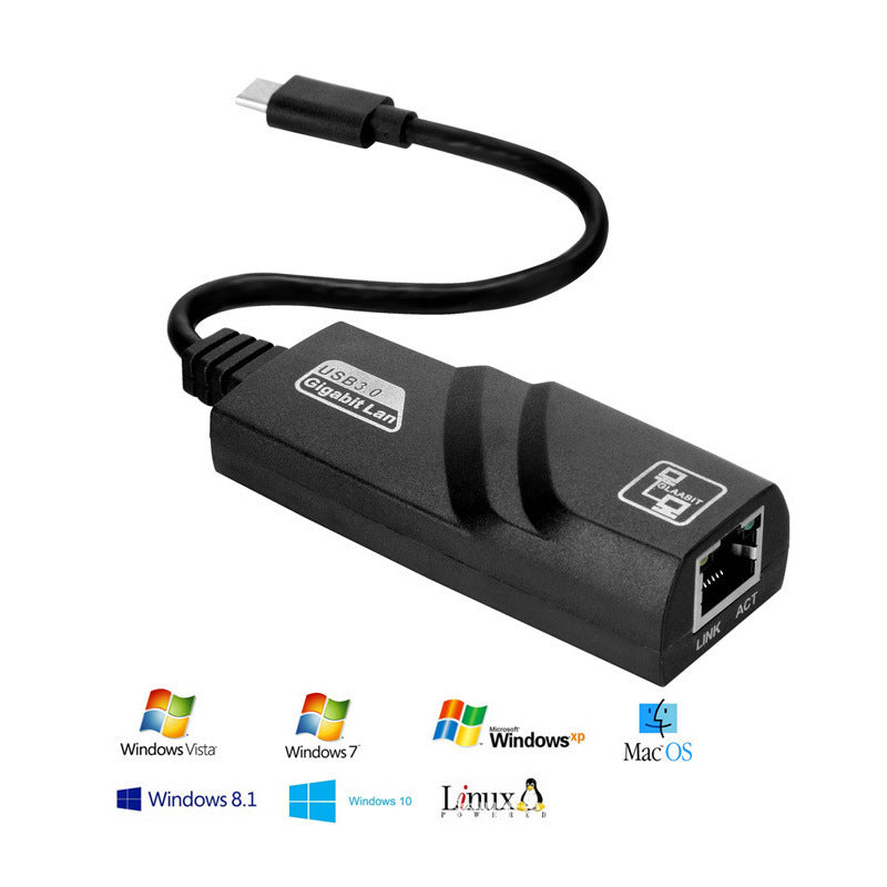 USB-C to Gigabit Ethernet Adapter - RJ45 Network Port