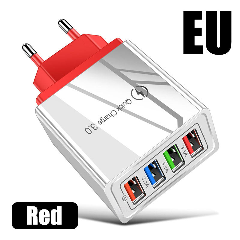 4USB5V3A Charger Mobile Phone Multi-port Charger