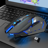 wireless charging silent gaming mouse machinery silent wireless gaming mouse rechargeable design wireless gaming mouse with silent click buttons