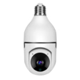 wifi bulb camera with mobile app control smart bulb wifi security camera indoor use 1080p wifi bulb camera home alarm monitor